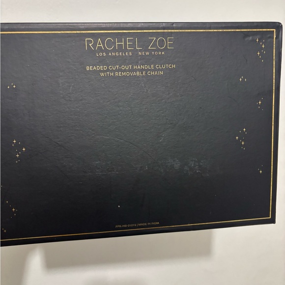 Rachel Zoe Beaded Swan Clutch Bag